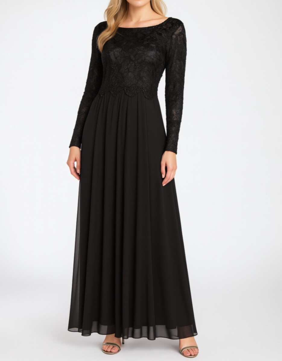 Vestido Cruda - Negro 