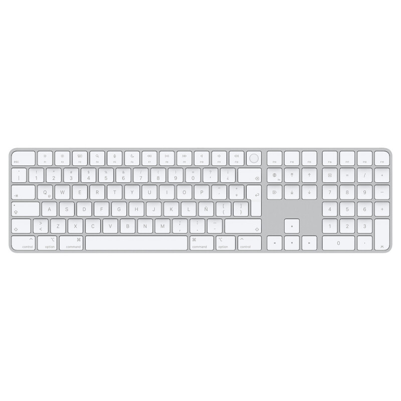 Teclado inalámbrico Magic Keyboard Extendido Touch ID Silver SPA Teclado inalámbrico Magic Keyboard Extendido Touch ID Silver SPA