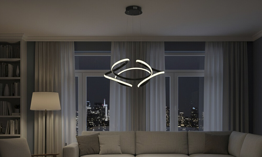 LUMINARIA LED CELIX NEGRO Luminaria Led Celix Negro