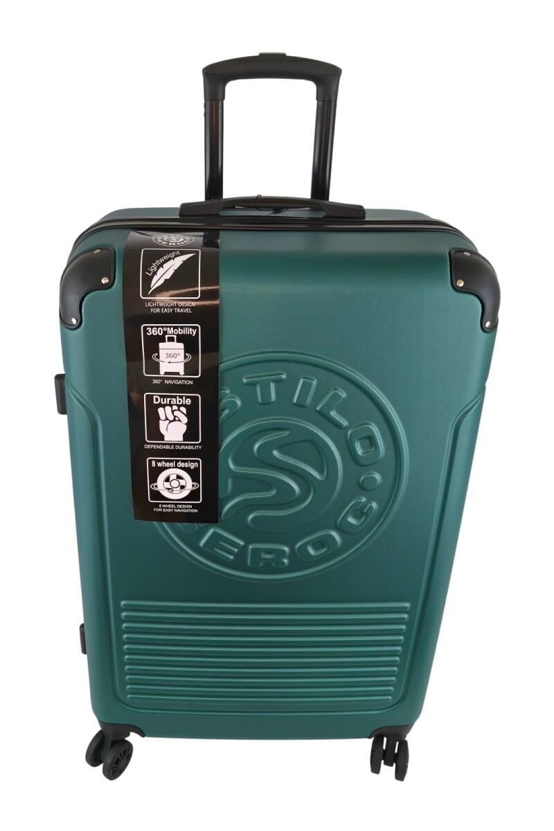 Valija grande ABS Verde M