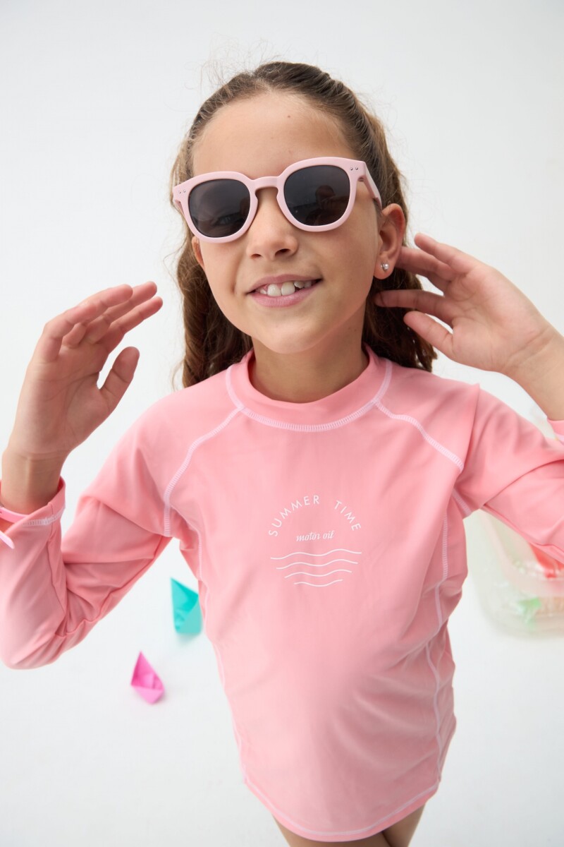 Remera UV Lisa - Rosado 