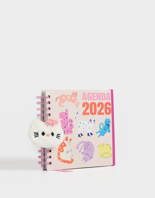 Agendas y Calendarios Estampados Agenda 2026 Con Charm - Combinacion Multicolor