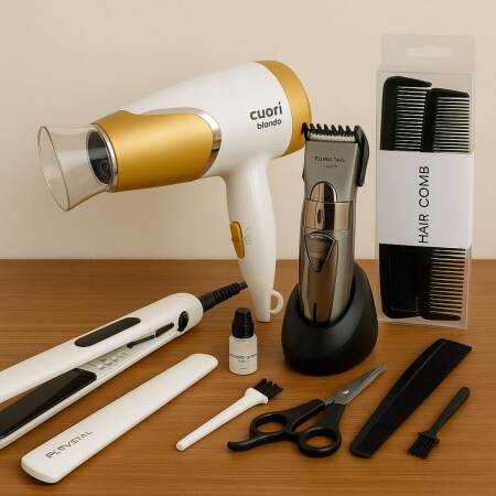 PACK MAQUINA DE PELO + PLANCHITA + PEINE + SECADOR PACK MAQUINA DE PELO + PLANCHITA + PEINE + SECADOR