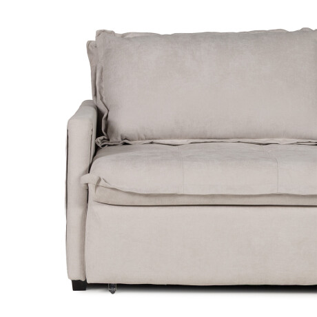 Sofá Cama Oliver - Tela Microfibra 12073 (Greige)