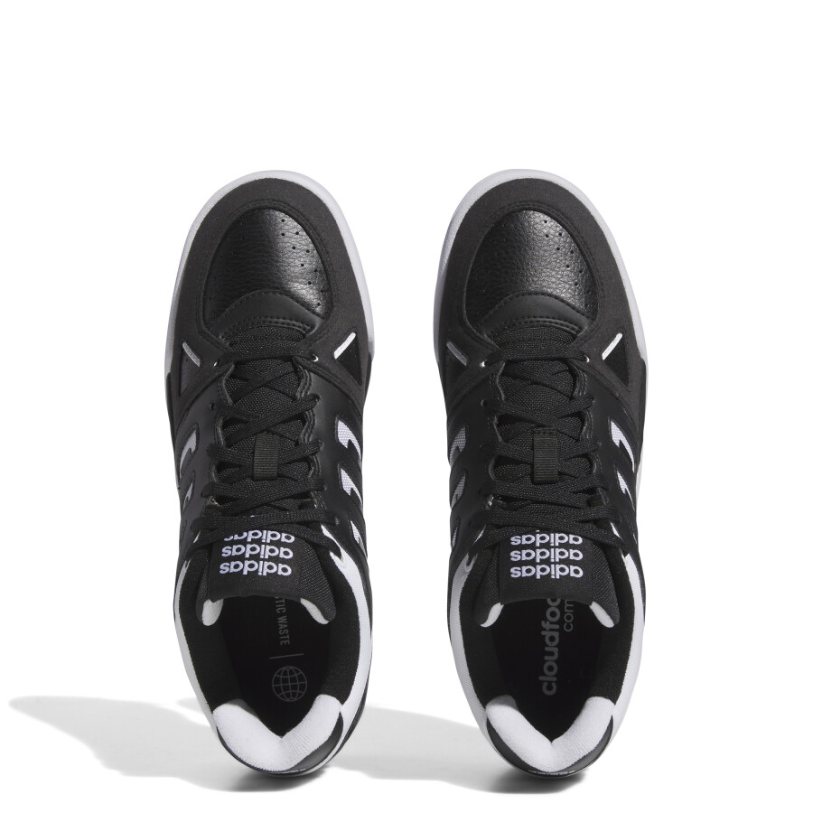 Championes de Hombre Adidas Midcity Low Negro - Blanco