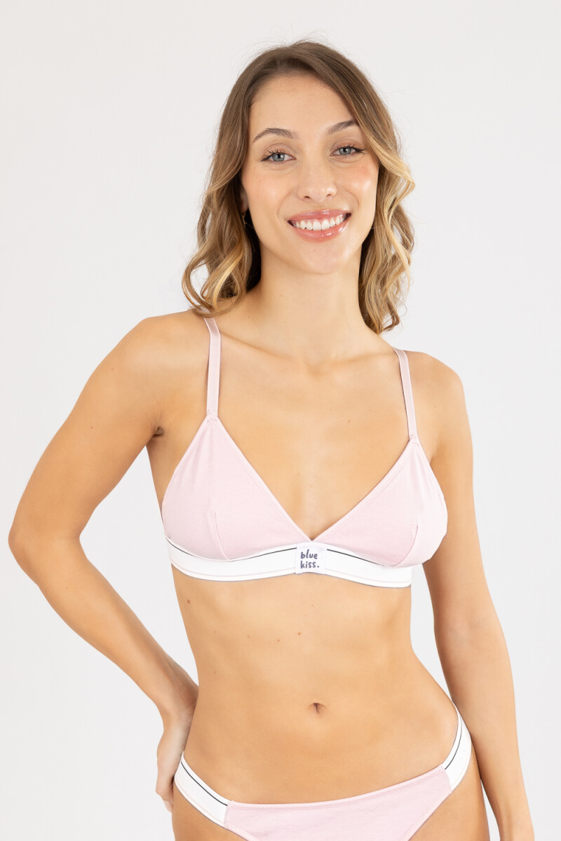 Bralet alliums Rosado