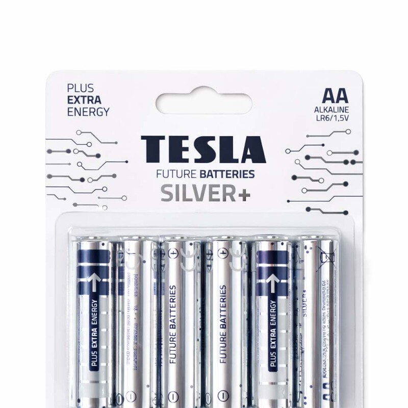 Tesla AA Silver Blister 6u Tesla AA Silver Blister 6u