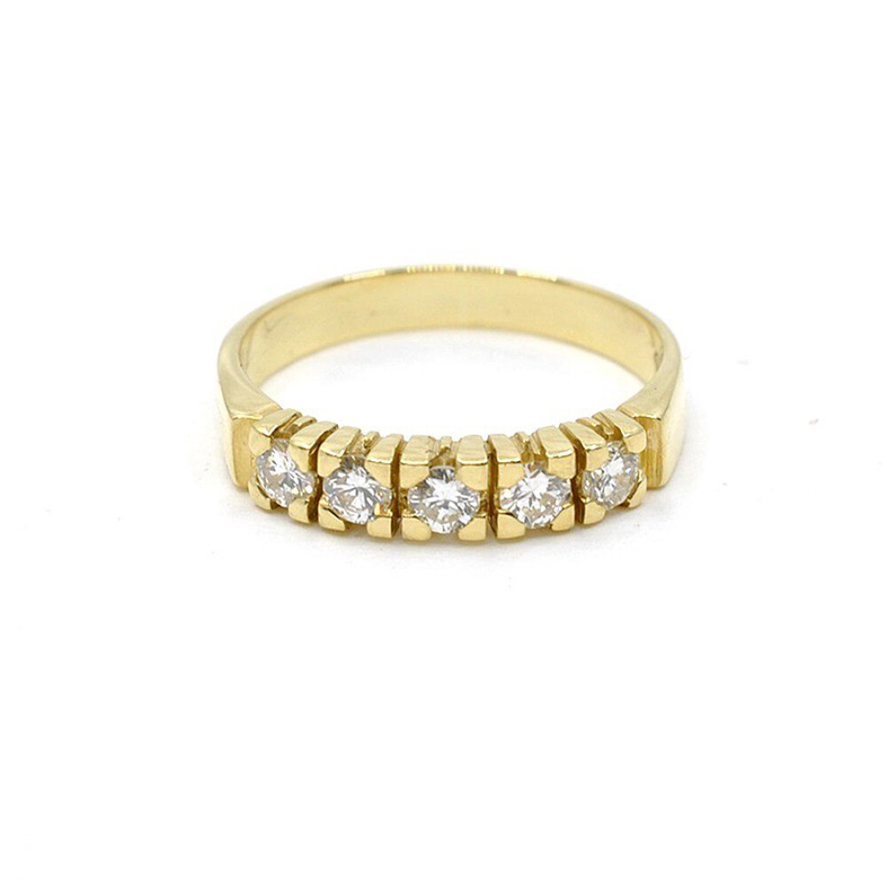 Anillo En Oro 18K Con Brillantes Anillo En Oro 18K Con Brillantes