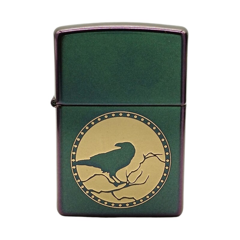 Encendedor ZIPPO 49186 Raven Design - ZP491812 Verdecombinado