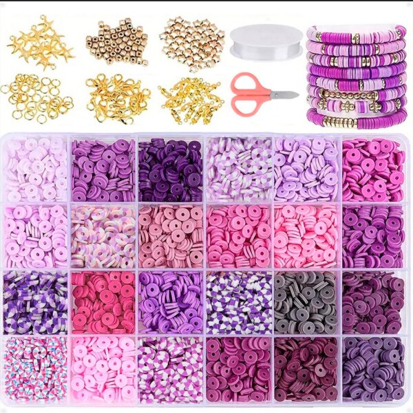 Cuentas de Arcilla Polimérica Para Hacer Pulseras C6 Cuentas de Arcilla Polimérica Para Hacer Pulseras C6
