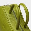 Cartera de mano The Club en cuero graneado Moss
