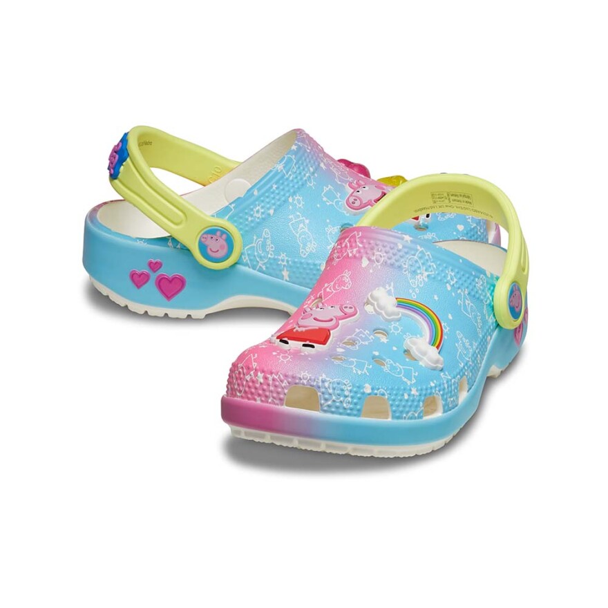 Crocs Classic Peppa Pig Clog T - Niños Multi