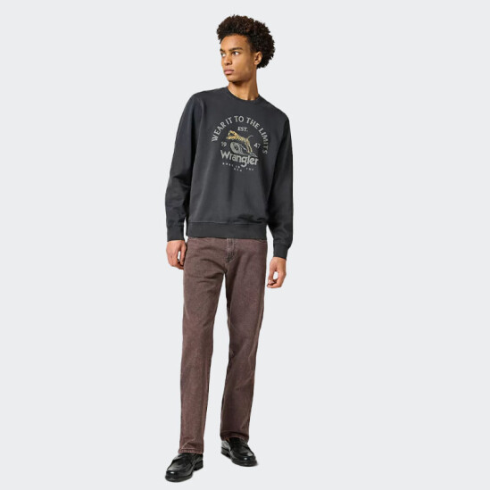 Buzo Wrangler Crewneck Negro
