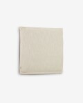 Cabecero desenfundable Tanit de lino blanco para cama de 90 cm