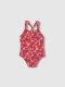 Traje De Baño Liberty Fresa Brillante
