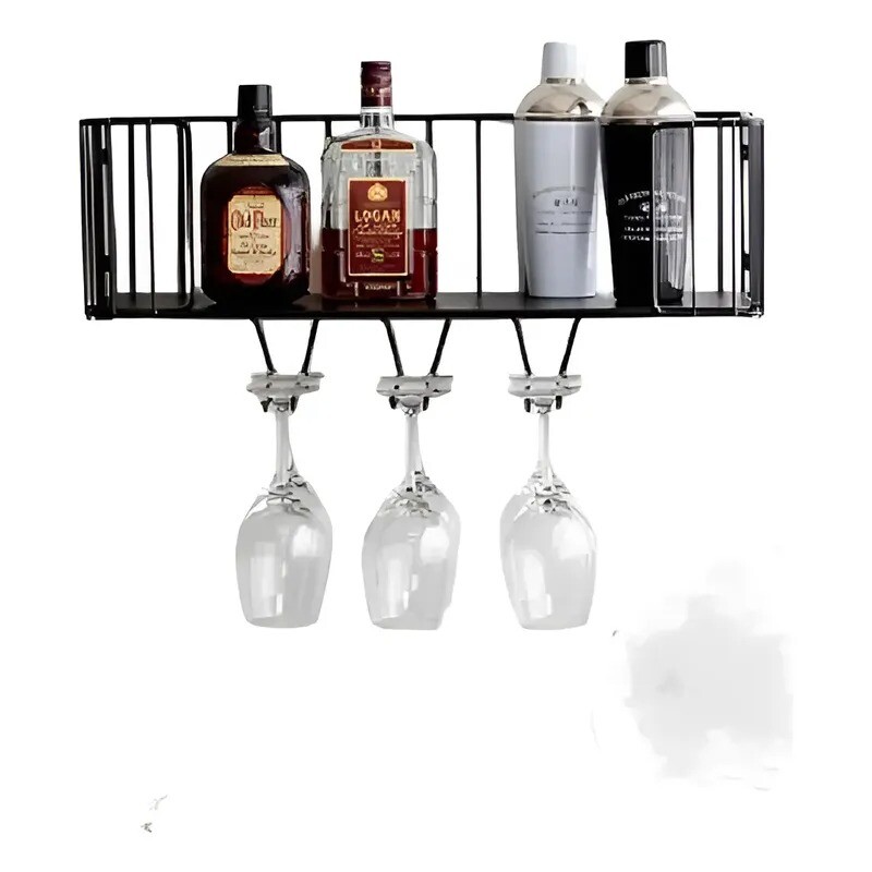 Soporte Para Copas Y Botellas De Pared Soporte Para Copas Y Botellas De Pared