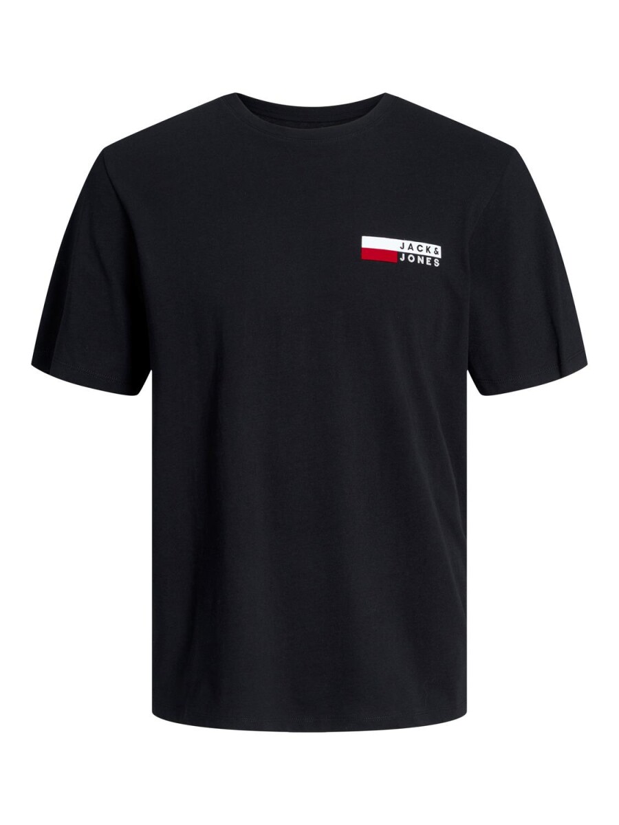 Camiseta Corp-logo Estampado - Black 