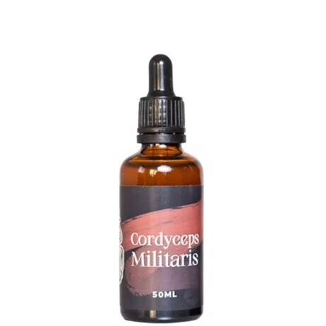 Tintura de Cordyceps Militaris 50ml Mushlove Tintura de Cordyceps Militaris 50ml Mushlove