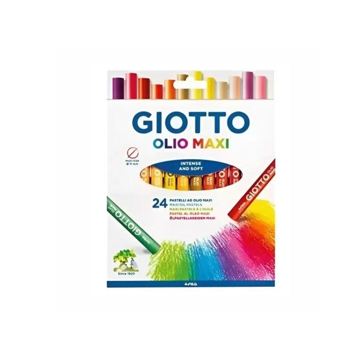 Óleo Pastel Giotto – Set x24 Colores 