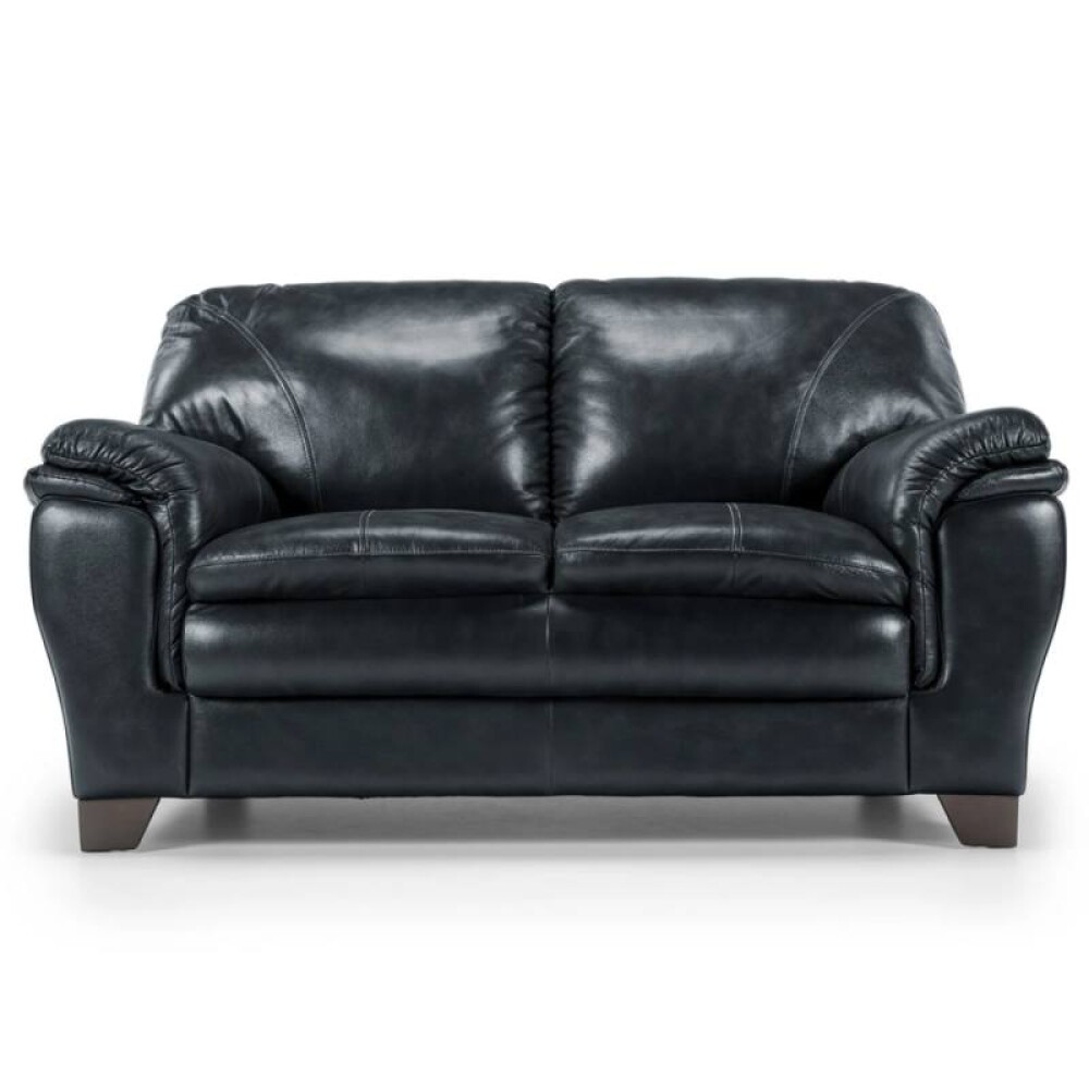 Sillón 100% Cuero - 2 Cuerpos - Monza Negro