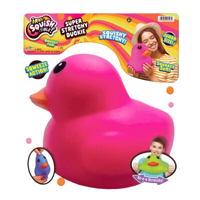 Squishy Pato Super Stretchy Rosa
