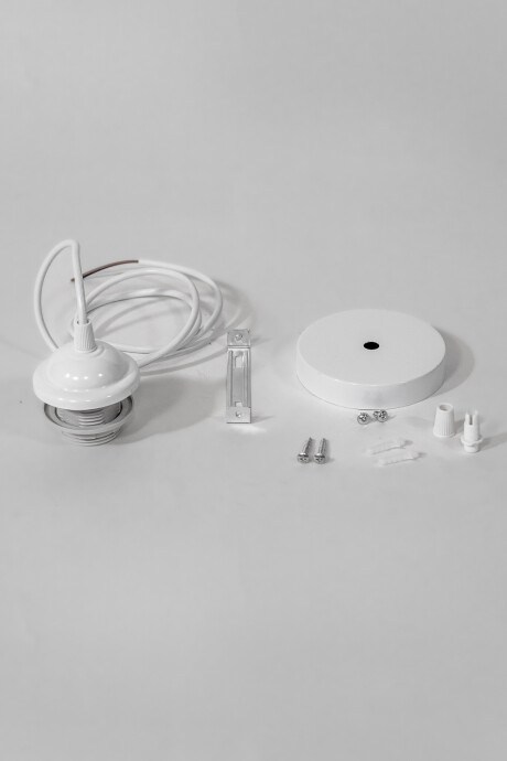Portalámpara Portalámpara Cable 1m, Caja Pvc 8 Color Unico