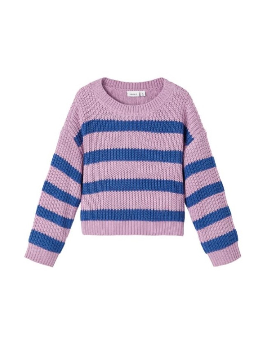 Sweater A Rayas - Smoky Grape 