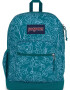 MOCHILA JANSPORT CROSS TOWN PLUS DELIGHTFUL DAISIES GREEN