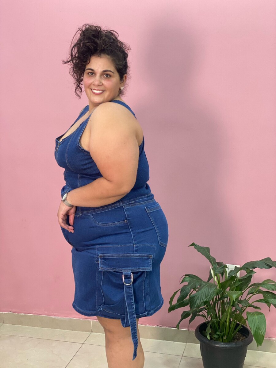 Short Pollera Necesito Azul
