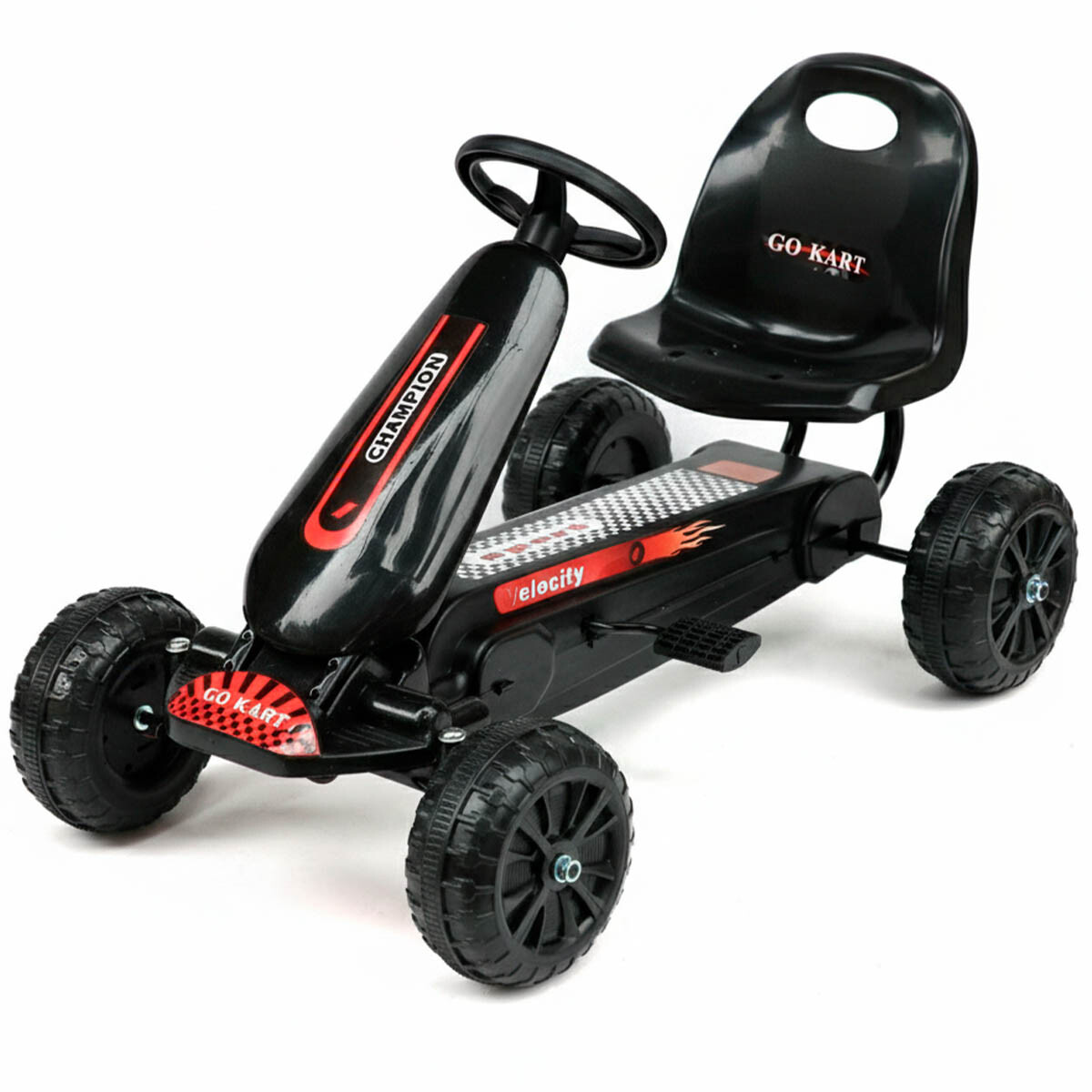 Auto A Pedal Cuatriciclo P/ Niño Excelente Calidad - Negro 