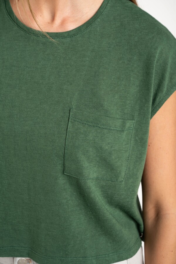 Remera Algodón Verde
