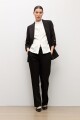 Blazer recto negro