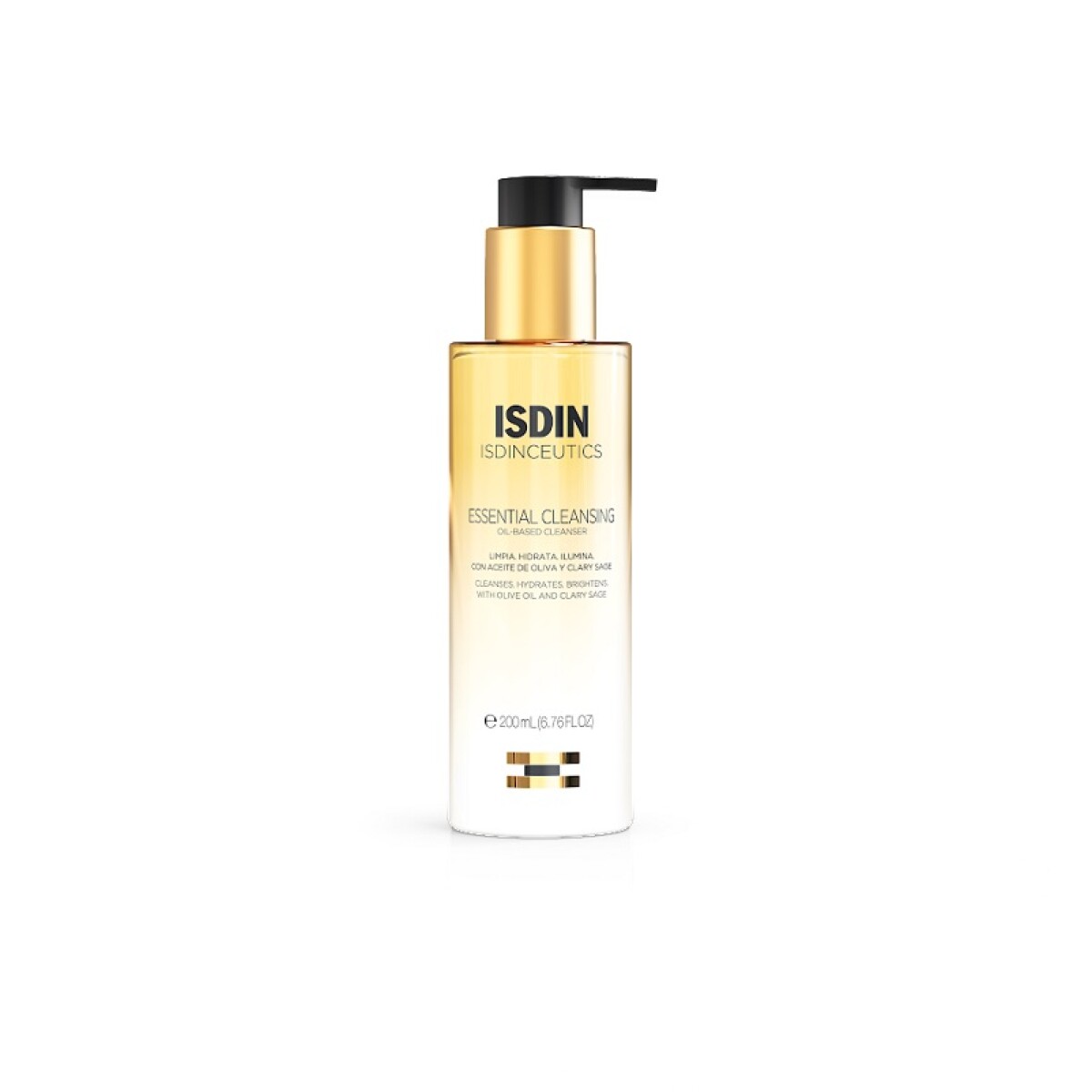 Isdin Essential Cleansing - Aceite limpiador facial oil-to-milk 200 ml