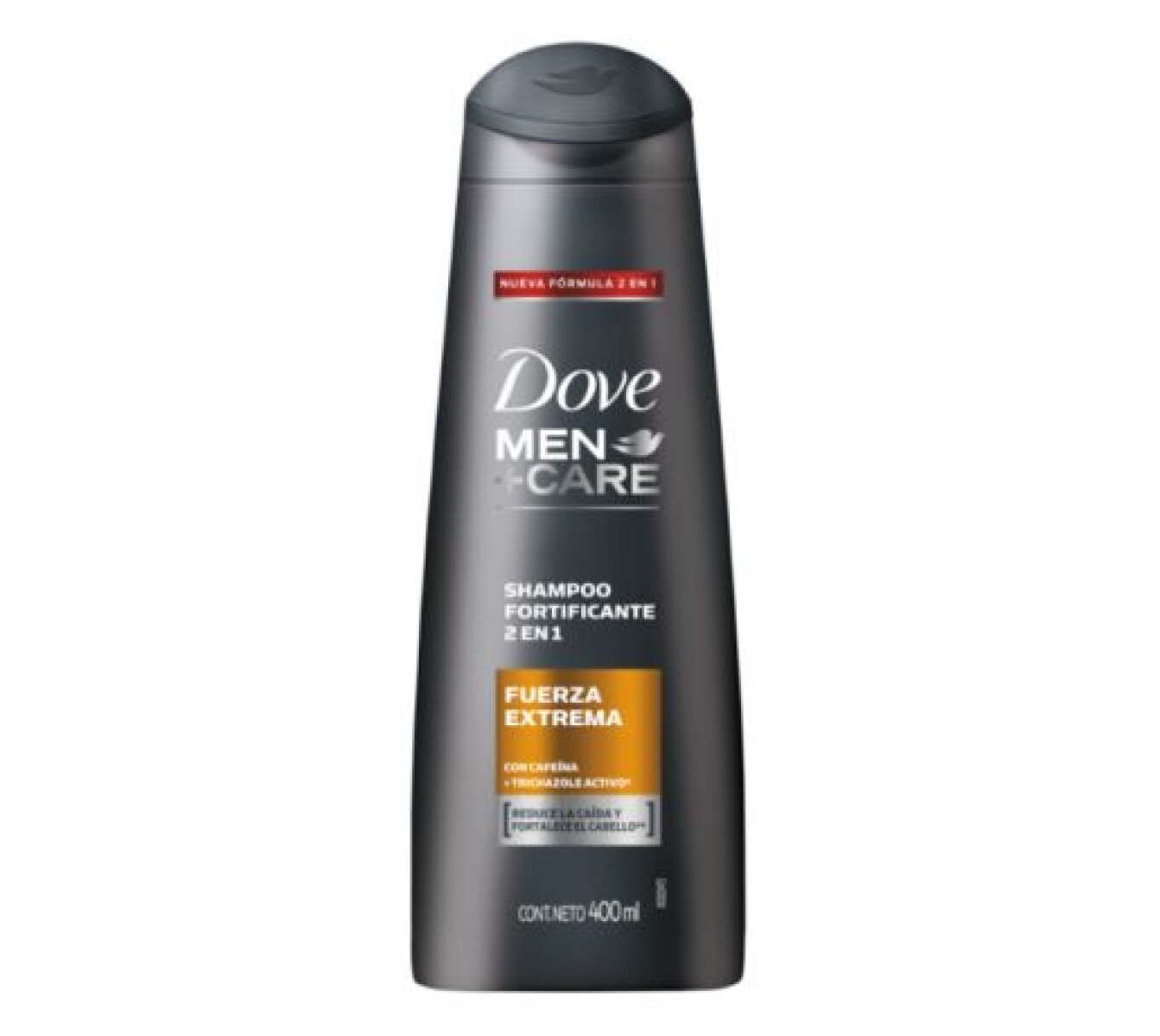 Dove Shampoo Fortificante 2 en 1 Men Fuerza Extrema 400ml – Cabello Fuerte