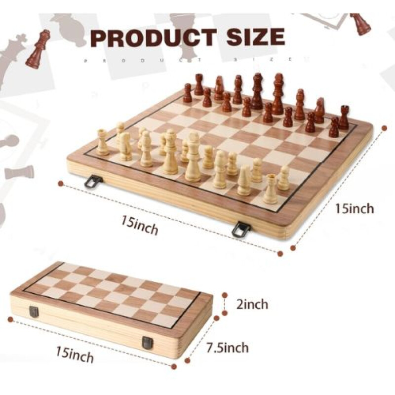Juego de mesa Ajedrez de madera Juego De Mesa Ajedrez De Madera