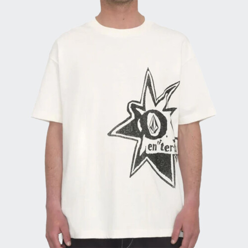 Remera Volcom Entertainment Stone Burst Blanco