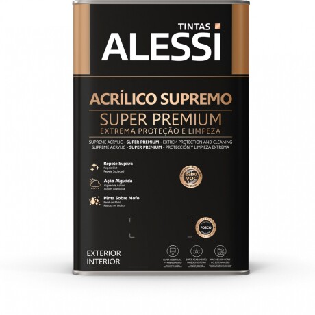 Látex acrílico Super Premium Blanco mate 3.6L Látex acrílico Super Premium Blanco mate 3.6L