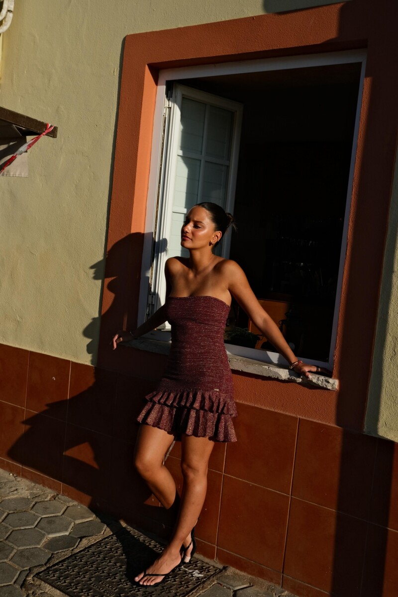 Preorder - Vestido Zadar SS27 - Tinto 