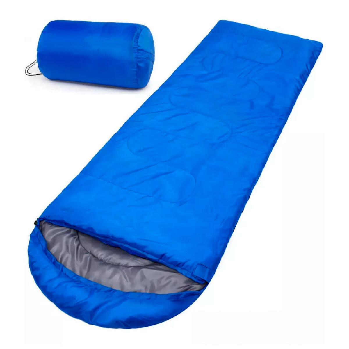 Sobre Saco de Dormir con Capucha 2.10Mt Camping Exterior - Azul 