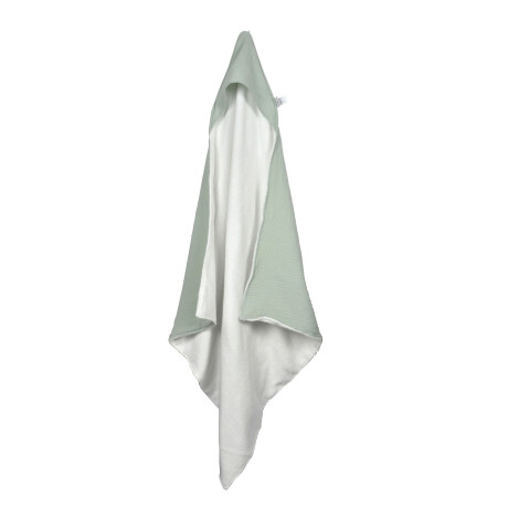 CAPA DE BAÑO ALGODON VERDE BEBÉ DOUCEUR VERDE AGUA