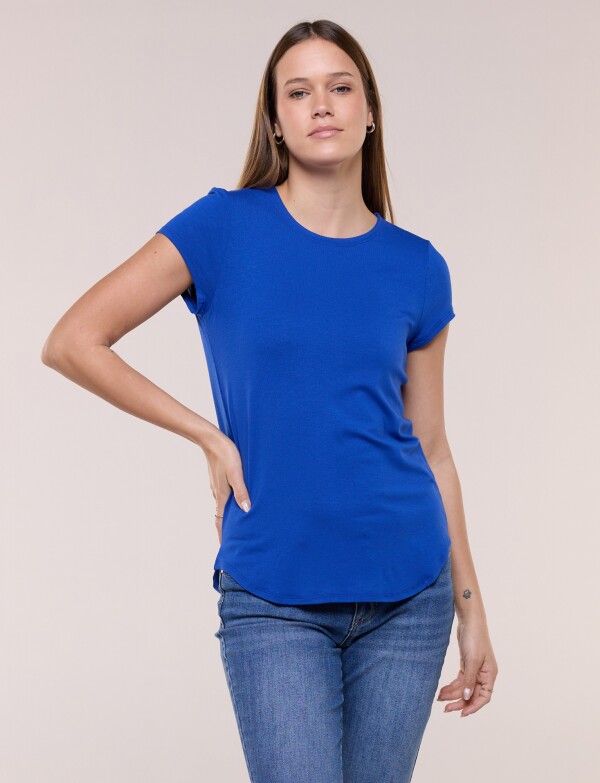 Remera Modal Manga Corta ROYAL