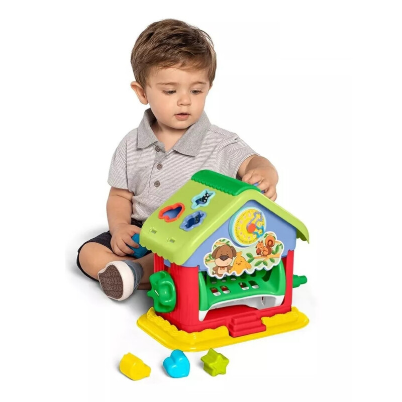 Casa De Actividades Didáctica Mini House Calesita - Color Multicolor Casa De Actividades Didáctica Mini House Calesita - Color Multicolor