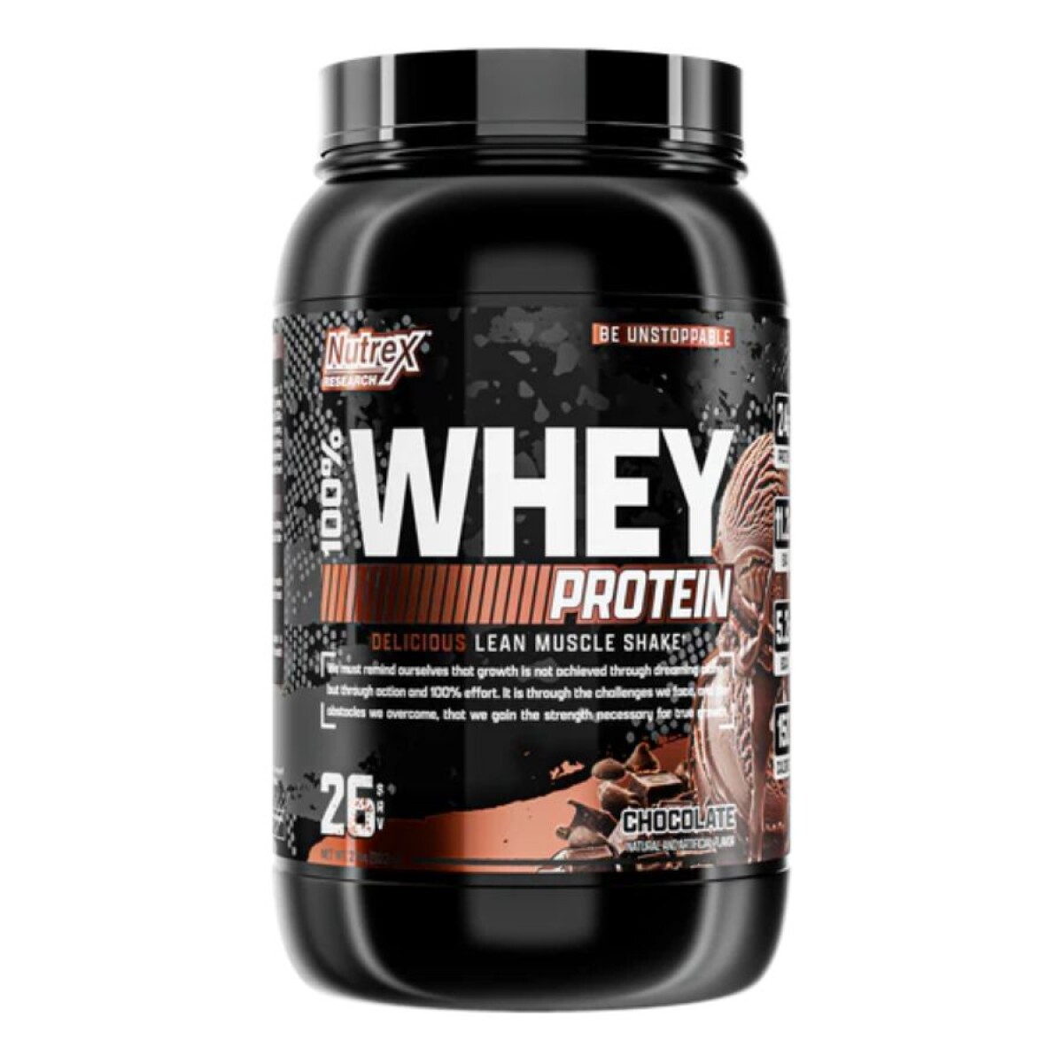 Suplemento Whey Protein 100% Nutex 2Lb Universo Binario - CHOCOLATE 