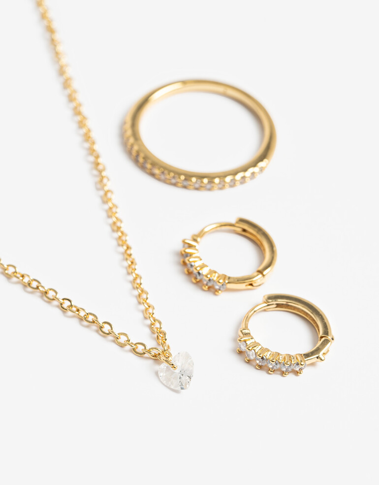 Bijouterie Vs Cubic zirconia Set De Bijoutero Y Bijou De Cubic Zirconia - Dorado