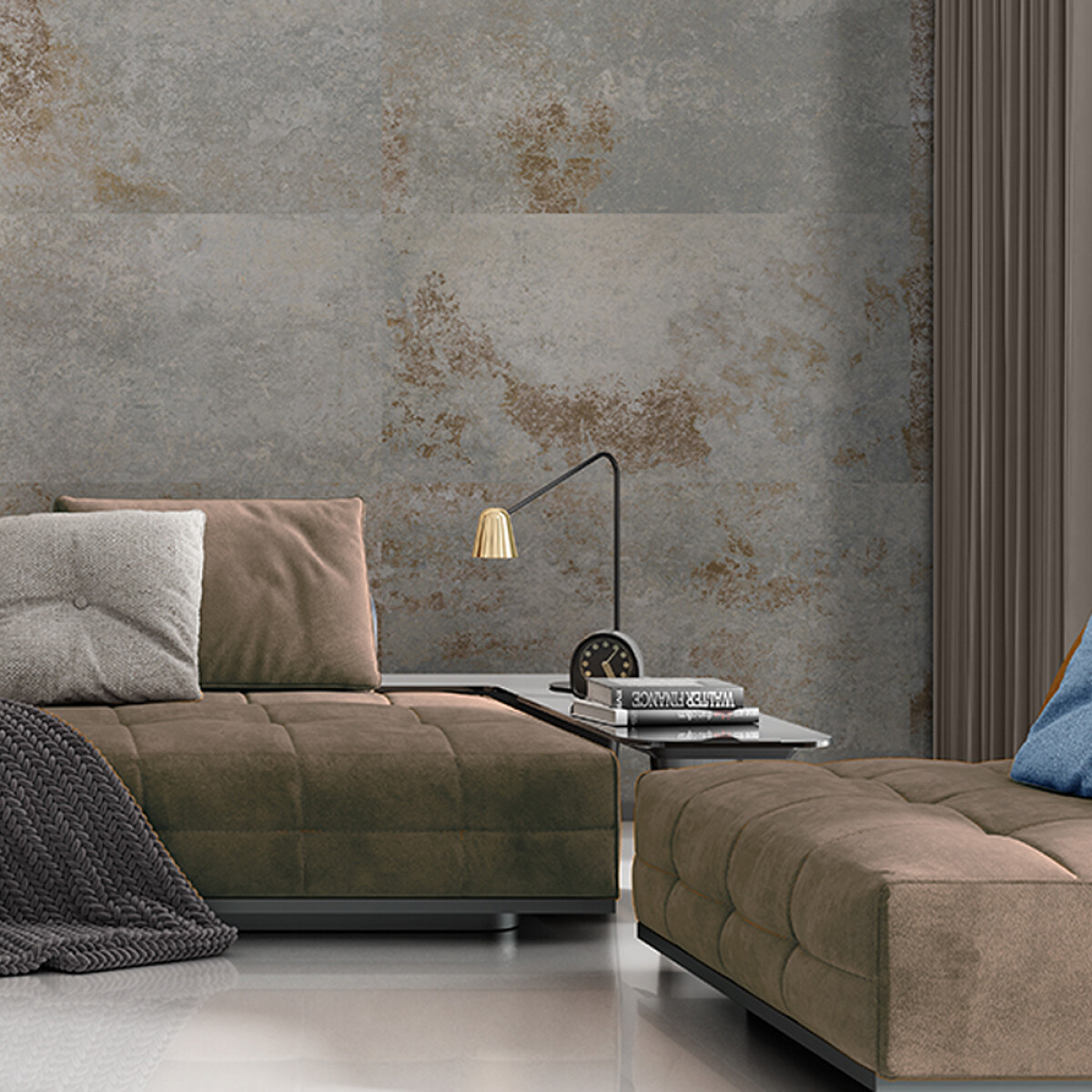 Porcelanato Safira Mate Oxido "a" 60x120 Cm 