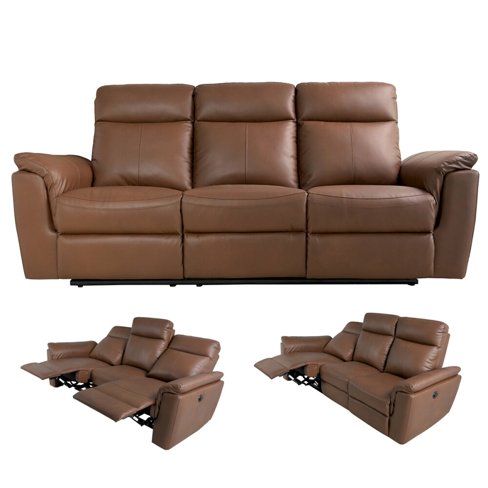 Sillón / Sofá 3 lugares - Reclinable - Con sistema eléctrico Sillón / Sofá 3 lugares - Reclinable - Con sistema eléctrico