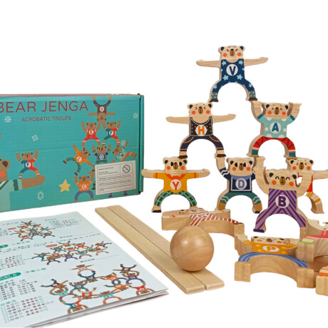 Juego de jenga de balanceo ositos Sc