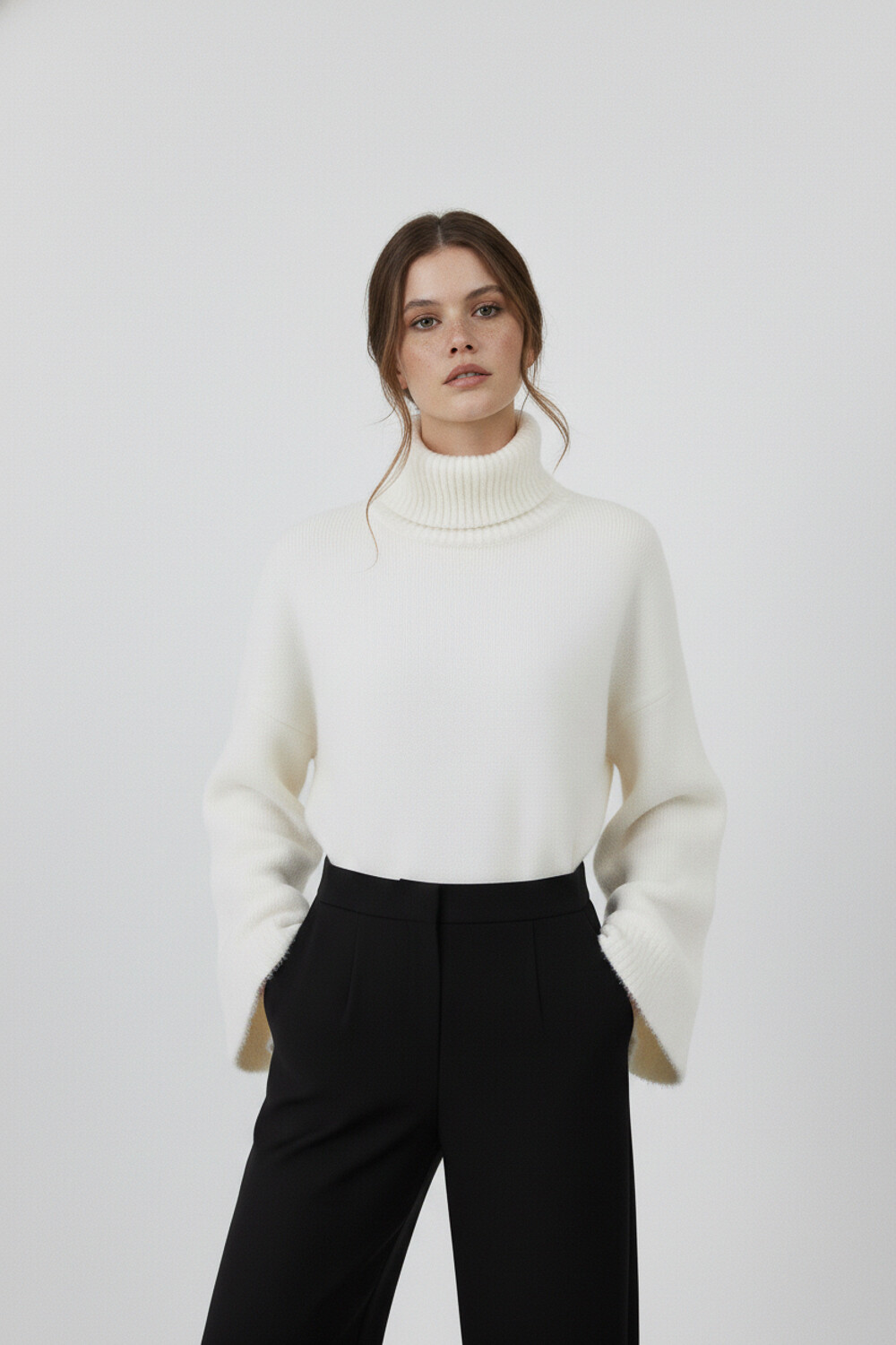 Sweater Enieria Marfil / Off White