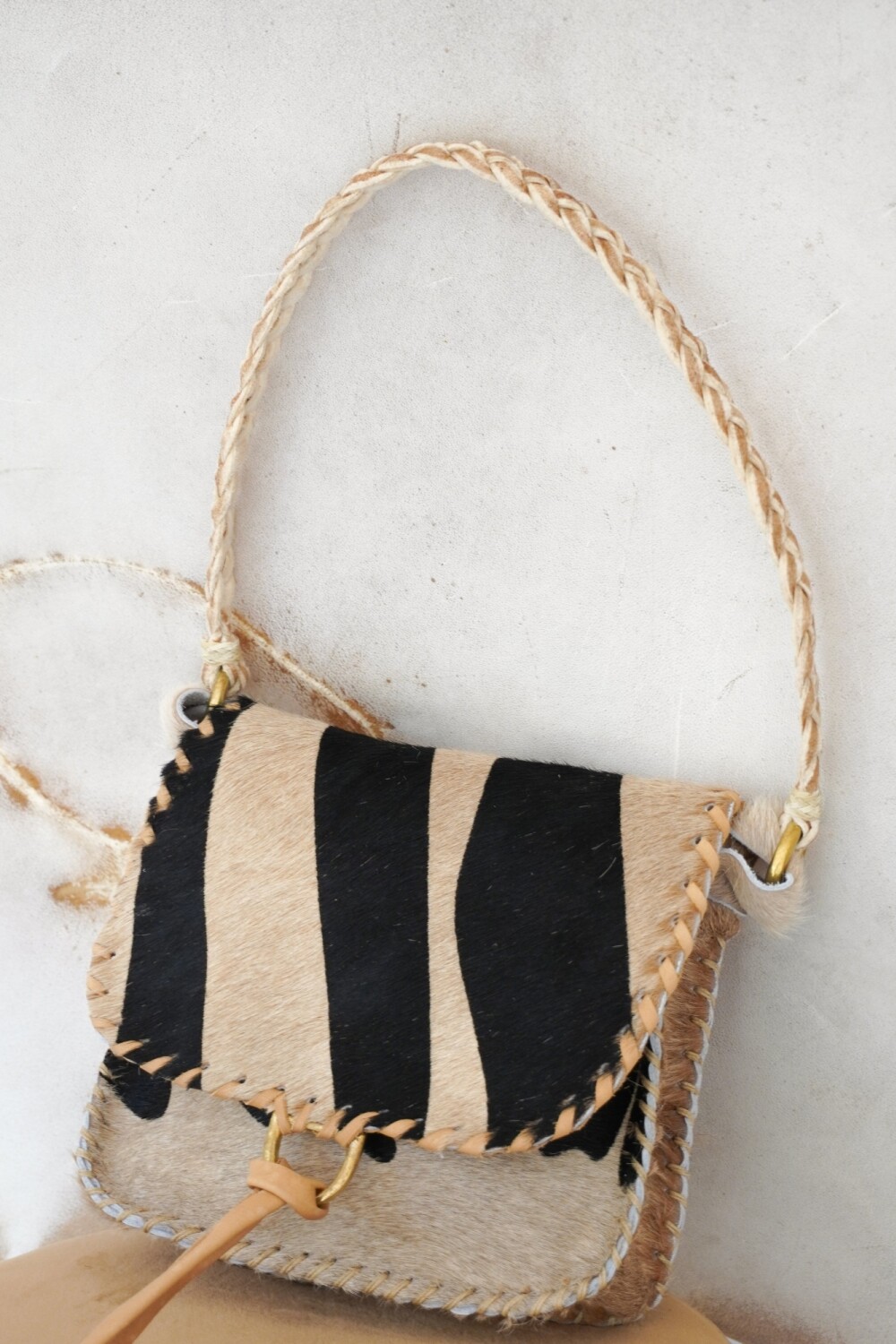Cartera Lady Bag Zebra Beige