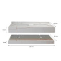 CONJUNTO DE BAÑO HABITARE MODELO NS1004-120D/ MUEBLE + BACHAS (SIN ESPEJO) Conjunto De Baño Habitare Modelo Ns1004-120d/ Mueble + Bachas (sin Espejo)